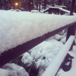 Snowfall this morning in town in South Lake Tahoe (photo: Heavenly Mountain Resort)