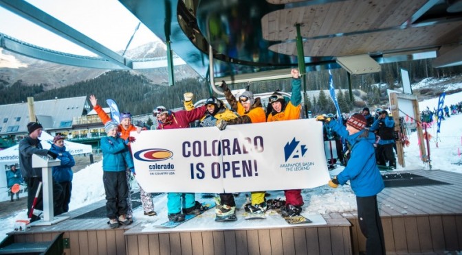 Arapahoe Basin opened the Colorado ski and snowboard season on Oct. 17. (photo: A-Basin)