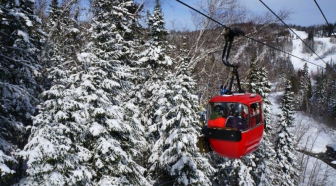 Lutsen's 40-year-old gondola is set for replacement. (file photo: Lutsen Mountains)