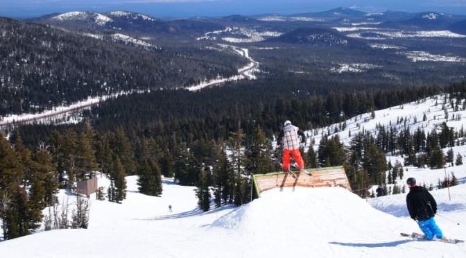 One of Mt. Bachelor's terrain parks. (FTO file photo: Marc Guido)