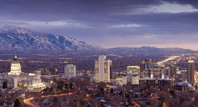 Salt Lake City and the Wasatch Mountains. (file photo: Adam Barker)