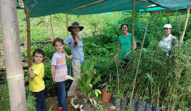 Snowboarder Jeremy Jones and family visit ACCT's operations in Costa Rica in May 2014. (photo: Jones Snowboards)