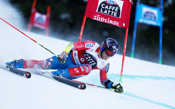 Tim Jitloff, of Reno, Nev., put down a solid second run to finish seventh in Sunday's World Cup giant slalom in Alta Badia, Italy. (photo: Getty Images/Agence Zoom-Alexis Boichard via USST)