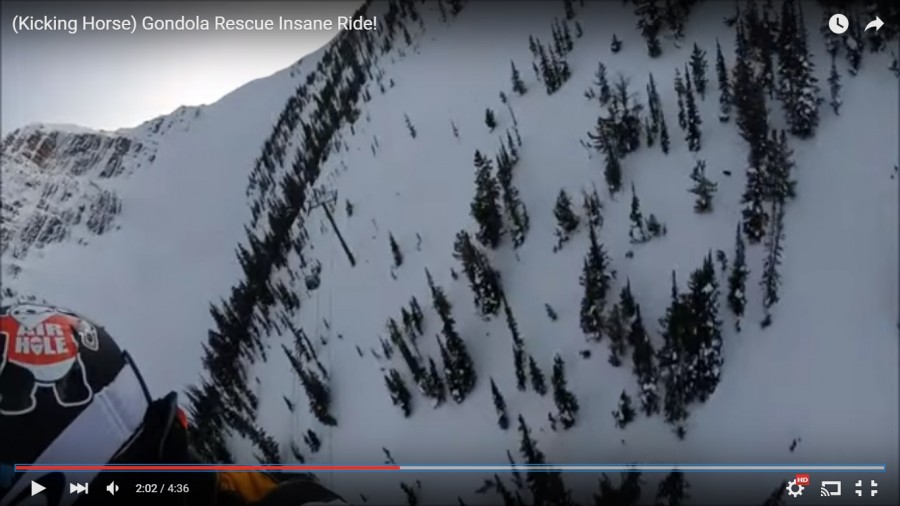 Helicopter Rescue from Kicking Horse Gondola Caught on Video | First ...