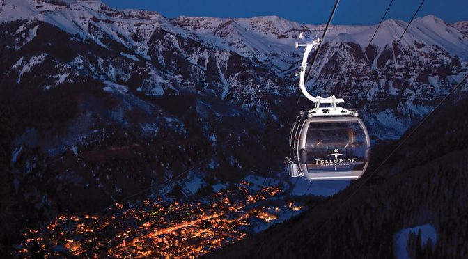 Telluride's Mountain Village Gondola turns 20 this winter. (file photo: Telluride Ski Resort)