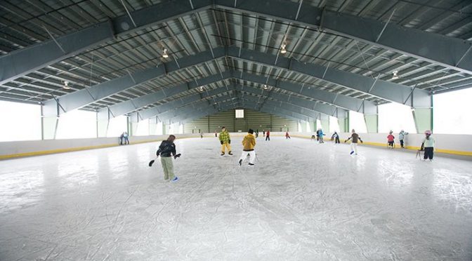 The Ice House skating rink at Okemo. (file photo: Okemo Mountain Resort)