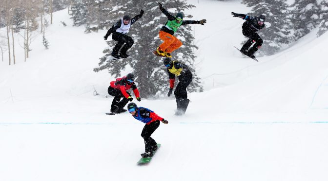 Saturday's Grand Prix Snowboardcross at Solitude Resort in Utah. (photo: U.S. Snowboarding)