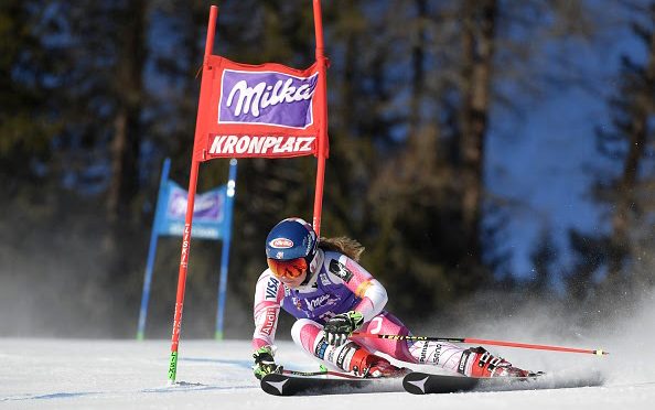 Mikaela Shiffrin skied a solid second run to finish fifth in Tuesday’s Audi FIS Ski World Cup giant slalom in Kronplatz, Italy. (photo: Getty Images/AFP-Tiziana Fabi via USSA)