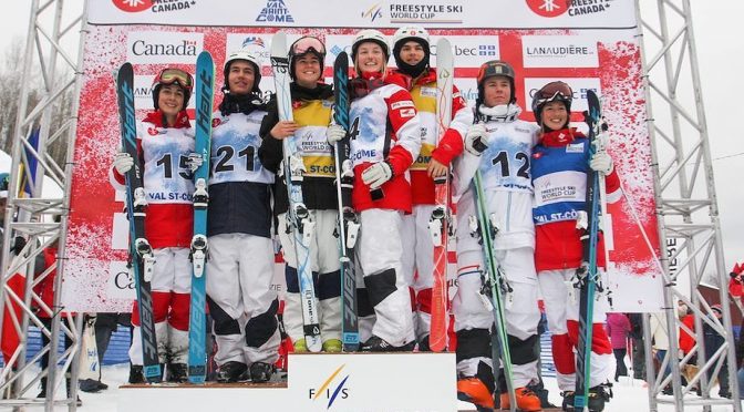 Canada’s Women’s Moguls Team Defends Podium Sweep at Val Saint-Côme