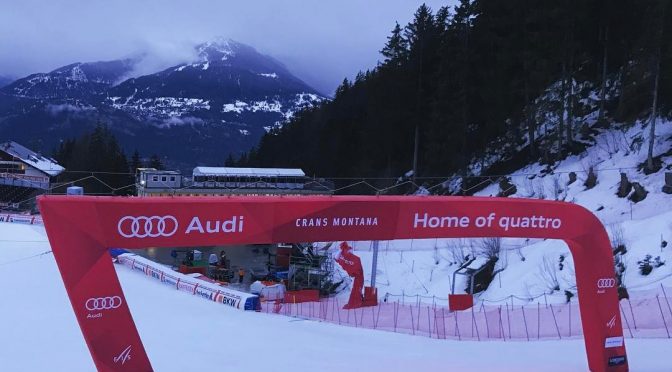 Springtime came early to Crans-Montana, Switzerland. (photo: FIS)